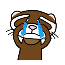 I'm Tsutomu, the ferret. sticker #4681867
