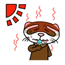 I'm Tsutomu, the ferret. sticker #4681868