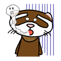 I'm Tsutomu, the ferret. sticker #4681871