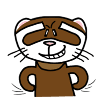 I'm Tsutomu, the ferret. sticker #4681872
