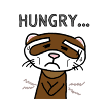 I'm Tsutomu, the ferret. sticker #4681874