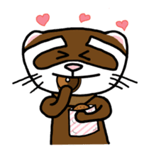 I'm Tsutomu, the ferret. sticker #4681875