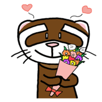 I'm Tsutomu, the ferret. sticker #4681877