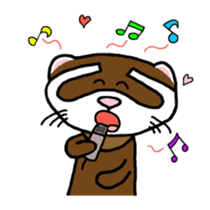 I'm Tsutomu, the ferret. sticker #4681878