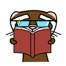 I'm Tsutomu, the ferret. sticker #4681879