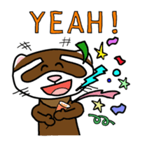 I'm Tsutomu, the ferret. sticker #4681880