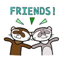 I'm Tsutomu, the ferret. sticker #4681887