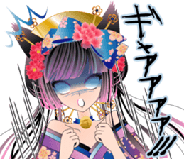 Pretty Girl picture book oiran4 sticker #4682076