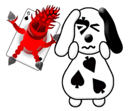 Kochi 4 of Spades sticker #4682189