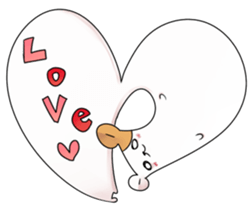 Long hamster and girls sticker #4682967