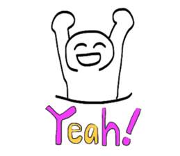 Poor picture weakness relax Sticker sticker #4683141