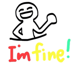 Poor picture weakness relax Sticker sticker #4683155