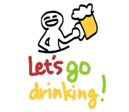 Poor picture weakness relax Sticker sticker #4683156