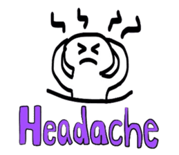 Poor picture weakness relax Sticker sticker #4683158