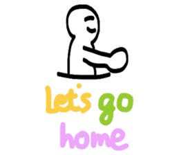 Poor picture weakness relax Sticker sticker #4683164