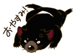 Angry Tasmanian Devil sticker #4683409
