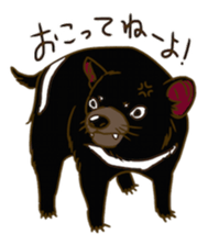 Angry Tasmanian Devil sticker #4683410