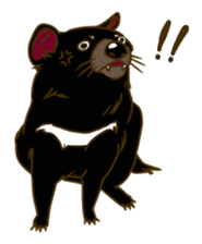 Angry Tasmanian Devil sticker #4683412