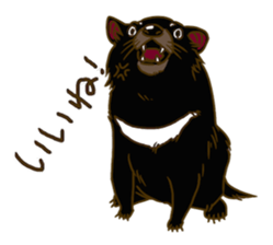 Angry Tasmanian Devil sticker #4683414