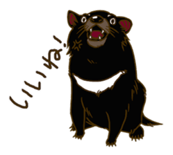 Angry Tasmanian Devil sticker #4683414