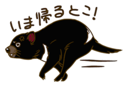 Angry Tasmanian Devil sticker #4683420