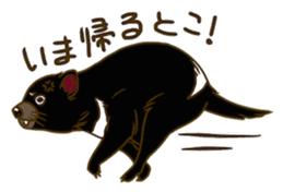 Angry Tasmanian Devil sticker #4683420