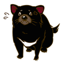 Angry Tasmanian Devil sticker #4683422