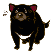 Angry Tasmanian Devil sticker #4683422
