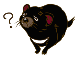 Angry Tasmanian Devil sticker #4683424