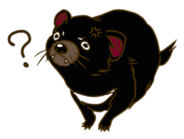 Angry Tasmanian Devil sticker #4683424