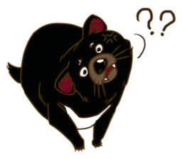 Angry Tasmanian Devil sticker #4683425
