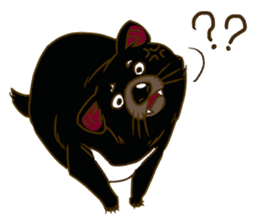 Angry Tasmanian Devil sticker #4683425