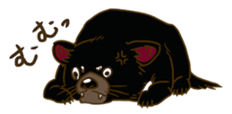 Angry Tasmanian Devil sticker #4683431