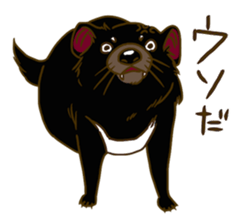 Angry Tasmanian Devil sticker #4683440