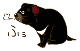 Angry Tasmanian Devil sticker #4683441