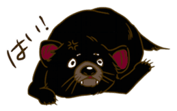 Angry Tasmanian Devil sticker #4683442