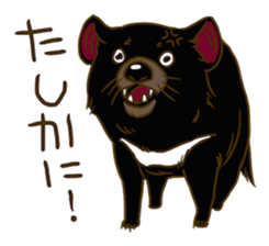 Angry Tasmanian Devil sticker #4683444