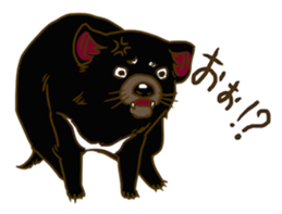 Angry Tasmanian Devil sticker #4683446