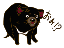 Angry Tasmanian Devil sticker #4683446