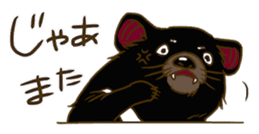 Angry Tasmanian Devil sticker #4683447