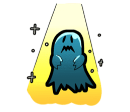 Blue Ghost boy sticker #4683491