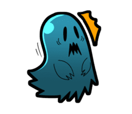 Blue Ghost boy sticker #4683517