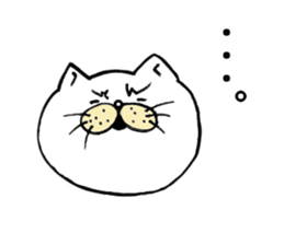 Beautiful leg cat sticker #4683737