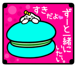 TOY POODLE LOVE STICKER sticker #4684707