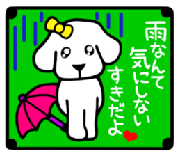 TOY POODLE LOVE STICKER sticker #4684709