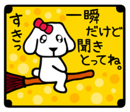 TOY POODLE LOVE STICKER sticker #4684718