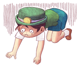 a station employee girl "Ikumi" sticker #4684780