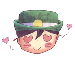 a station employee girl "Ikumi" sticker #4684788