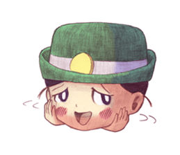 a station employee girl "Ikumi" sticker #4684789