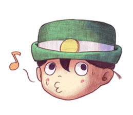 a station employee girl "Ikumi" sticker #4684801